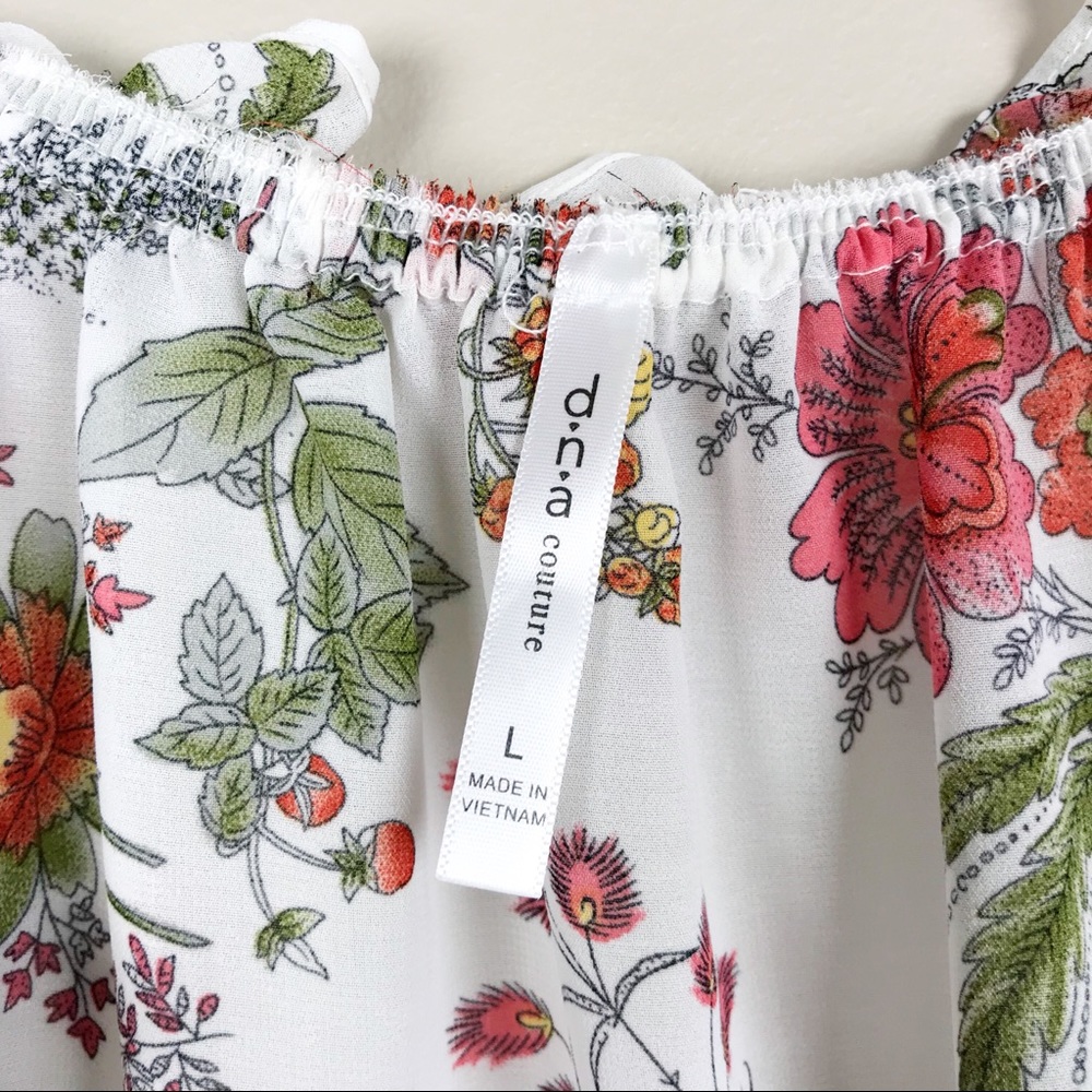 NWOT D.N.A Couture Off-The-Shoulder Top - Picture 3 of 3